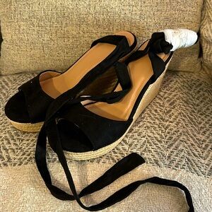 Brand new espadrille wedges
